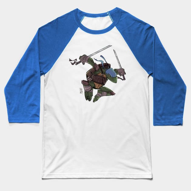 TMNT Leonardo Baseball T-Shirt by markodjeska